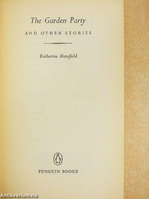 The Garden Party and others stories