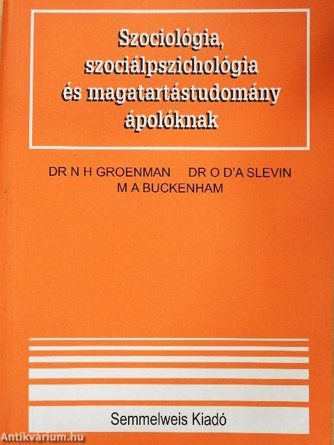 Szociológia, szociálpszichológia és magatartástudomány ápolóknak
