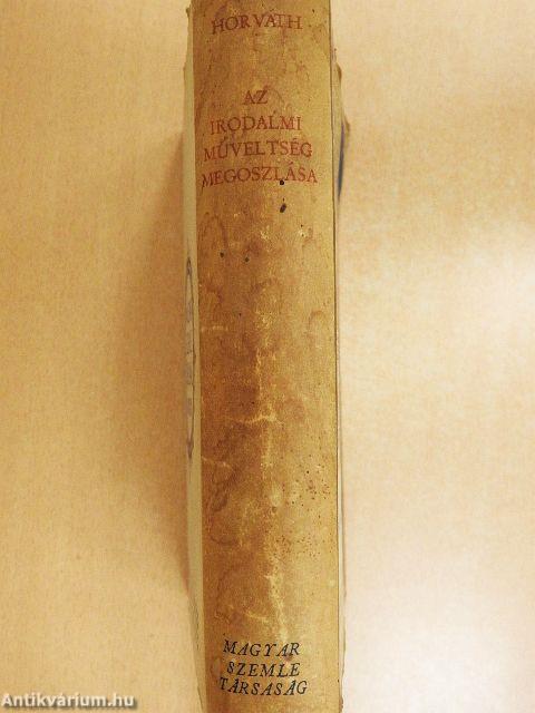 Az irodalmi műveltség megoszlása