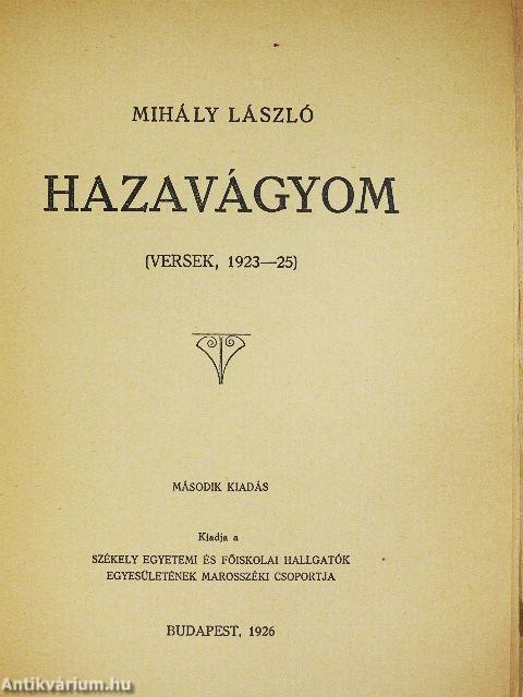 Hazavágyom