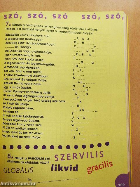 Rejtvények, fejtörők egész évre 2004