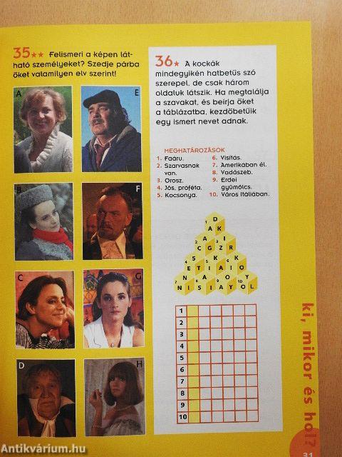 Rejtvények, fejtörők egész évre 2004