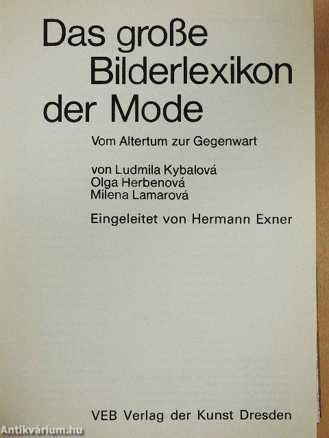 Das große Bilderlexikon der Mode