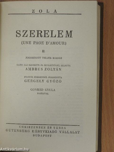 Szerelem I-II.
