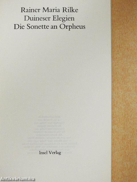 Duineser Elegien/Die Sonette an Orpheus