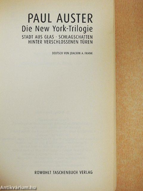 Die New York-Trilogie