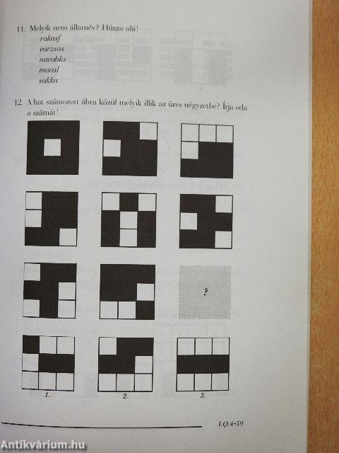 Intelligencia teszt I. Q.