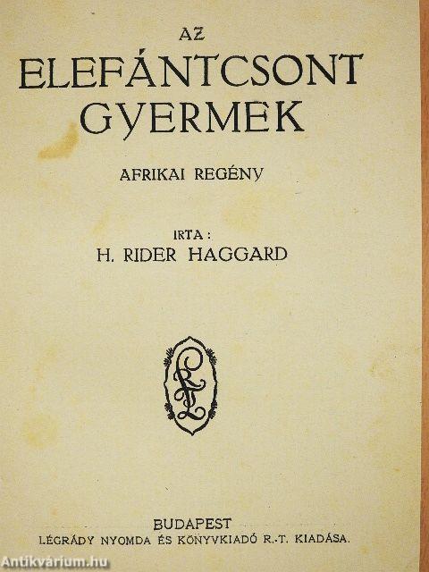 Az elefántcsont gyermek