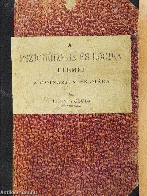 A pszichológia és logika elemei