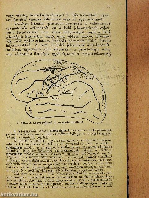 A pszichológia és logika elemei