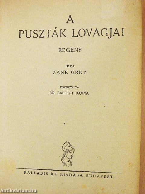 A puszták lovagjai