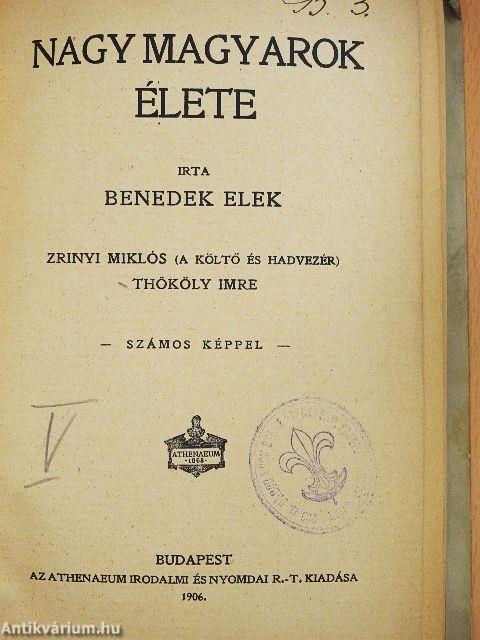 Nagy magyarok élete V.