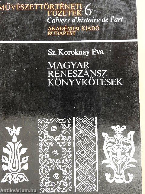 Magyar reneszánsz könyvkötések