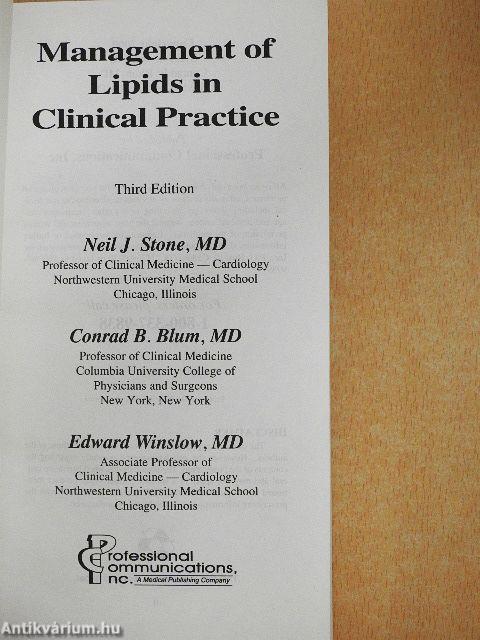 Management of Lipids in Clinical Practice