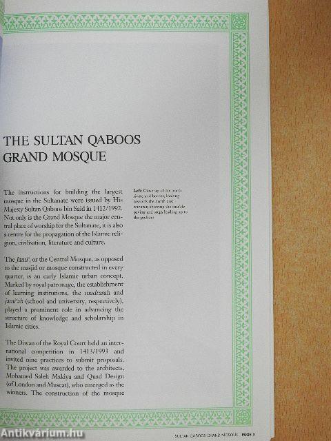 The Sultan Qaboos Grand Mosque