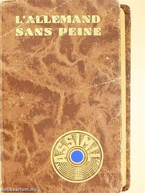 L'allemand sans peine