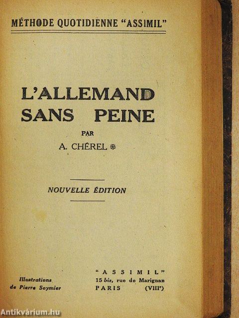L'allemand sans peine