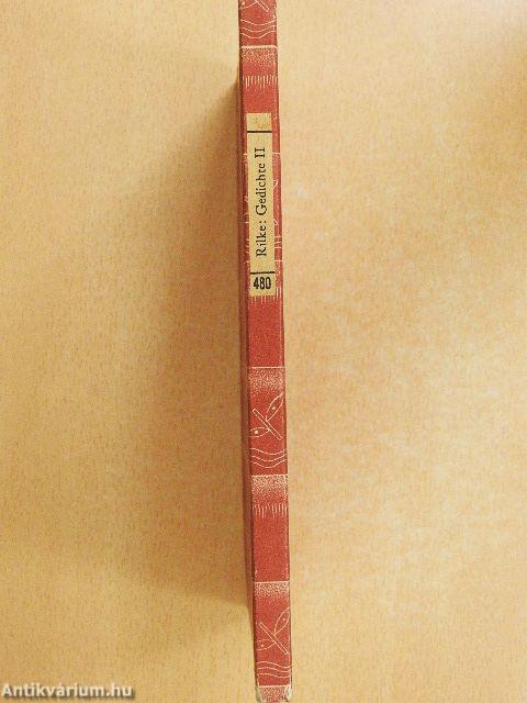 Der ausgewählten Gedichte II.