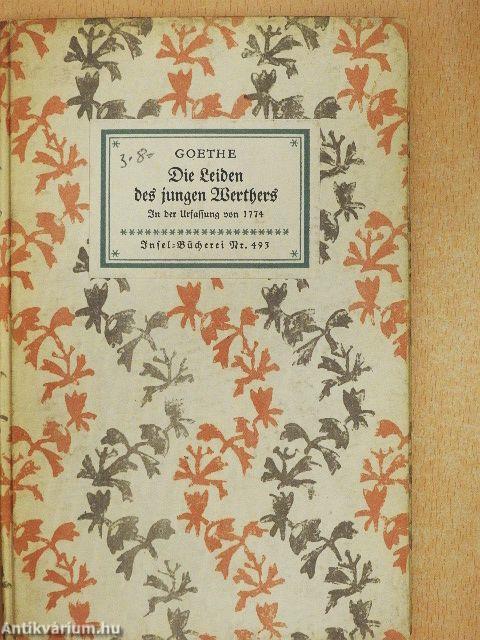 Die Leiden des jungen Werthers (gótbetűs)