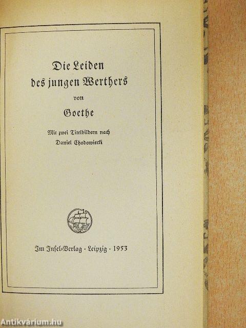Die Leiden des jungen Werthers (gótbetűs)
