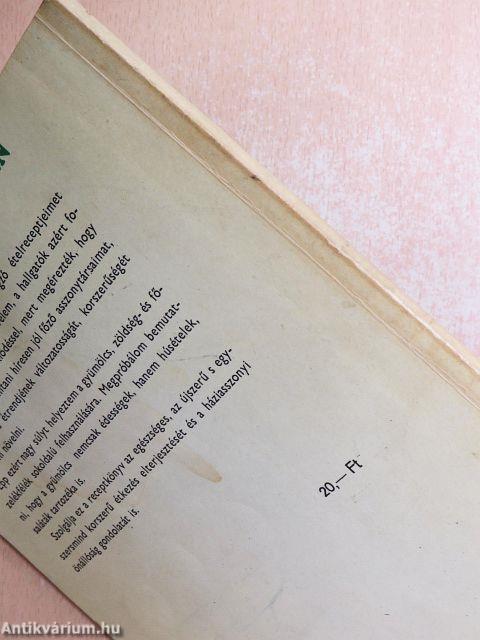 Szakácskönyv ábécében