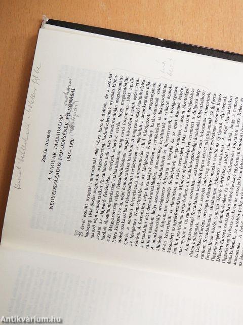 A népi Magyarország negyedszázada