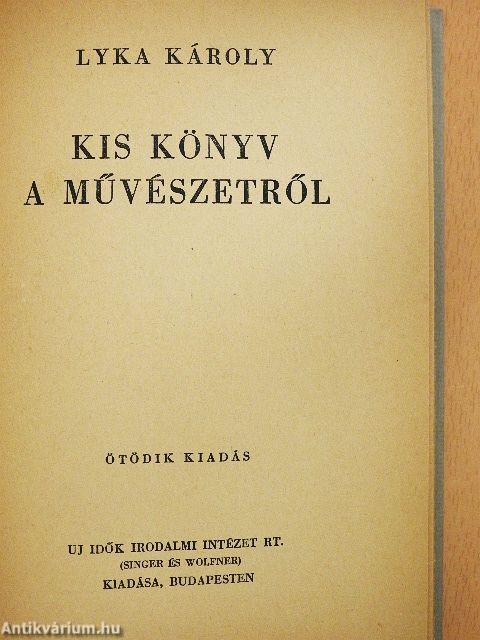 Kis könyv a művészetről