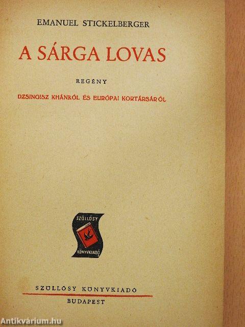 A sárga lovas