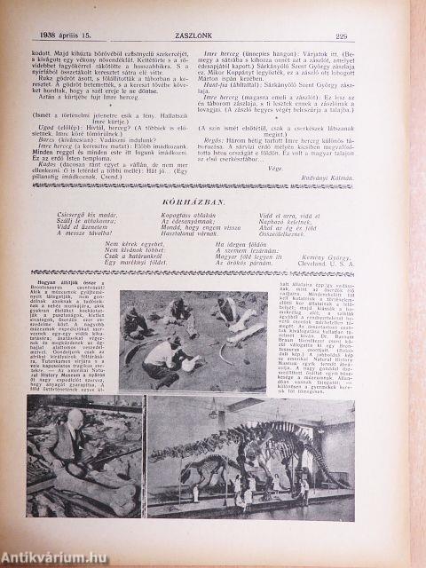 Zászlónk 1938. április