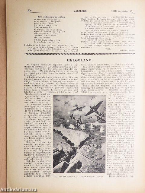Zászlónk 1940. augusztus