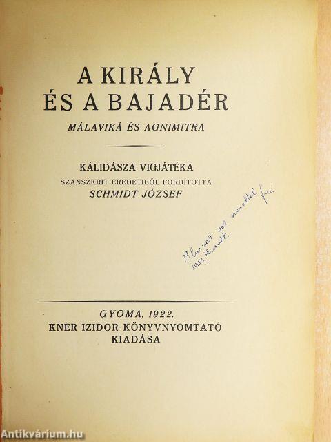A király és a bajadér