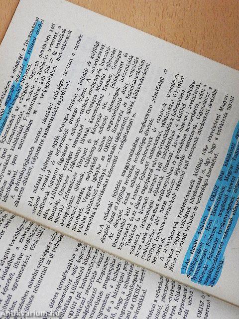 Az ipari szövetkezetek VII. ötéves tervidőszaki műszaki fejlesztési célkitűzései