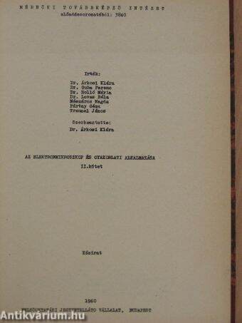 Az elektronmikroszkóp és gyakorlati alkalmazása II.