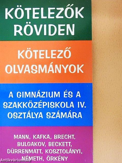 Kötelező olvasmányok