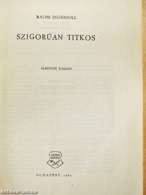 Szigorúan titkos