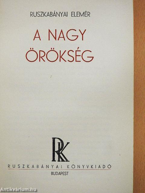 A nagy örökség