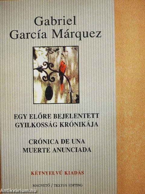 Egy előre bejelentett gyilkosság krónikája