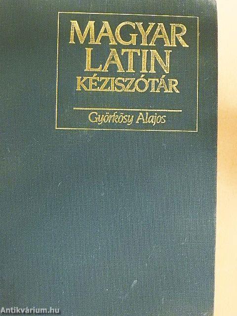 Magyar-latin kéziszótár