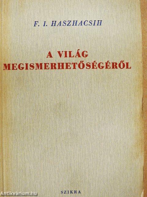 A világ megismerhetőségéről