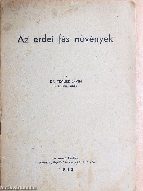 Az erdei fás növények