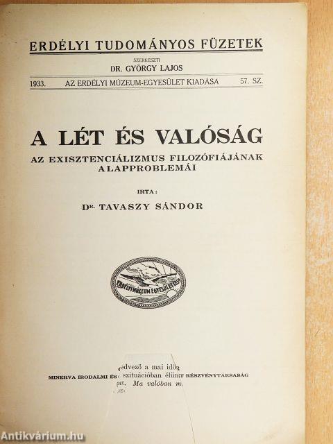 A lét és valóság