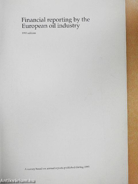 Financial reporting by the European oil industry