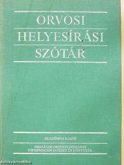 Orvosi helyesírási szótár