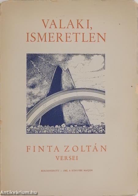 Valaki, ismeretlen (dedikált példány)