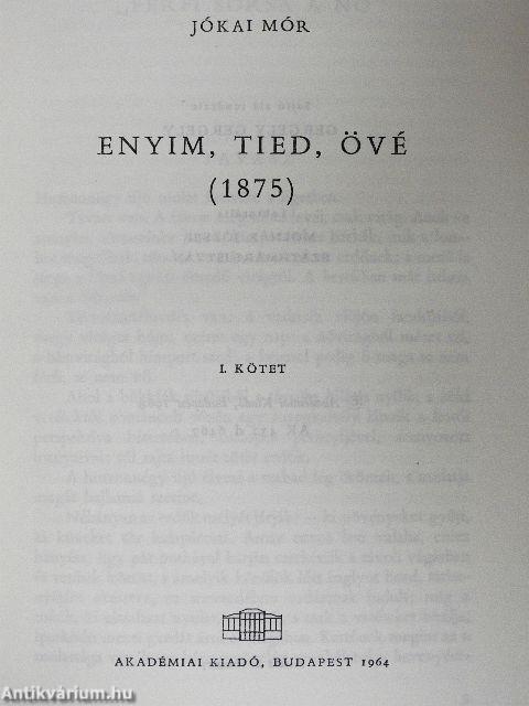 Enyim, tied, övé I-II.