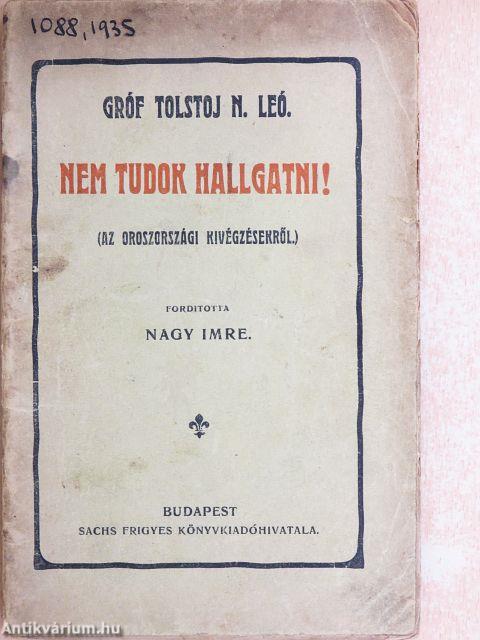 Nem tudok hallgatni!