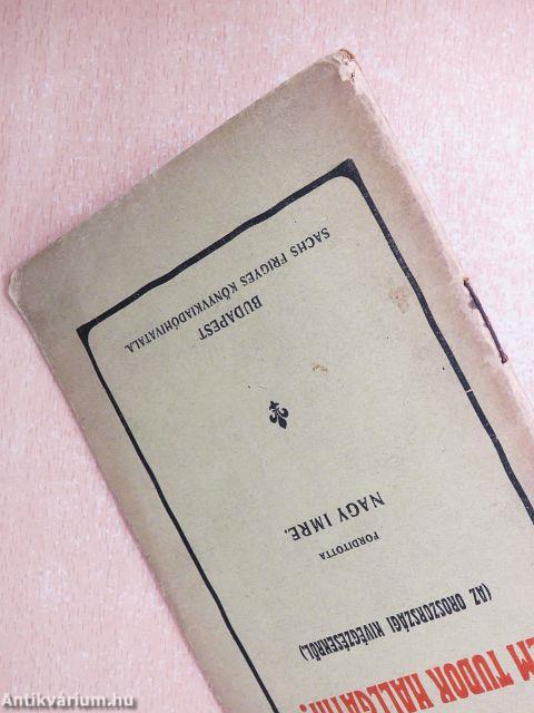 Nem tudok hallgatni!