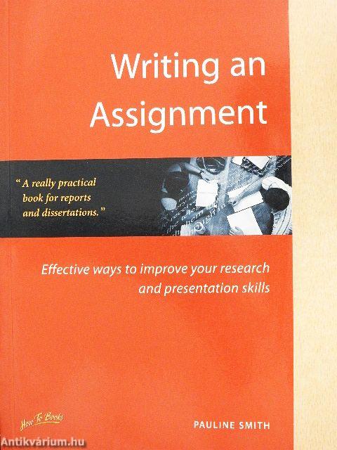 Writing an Assignment