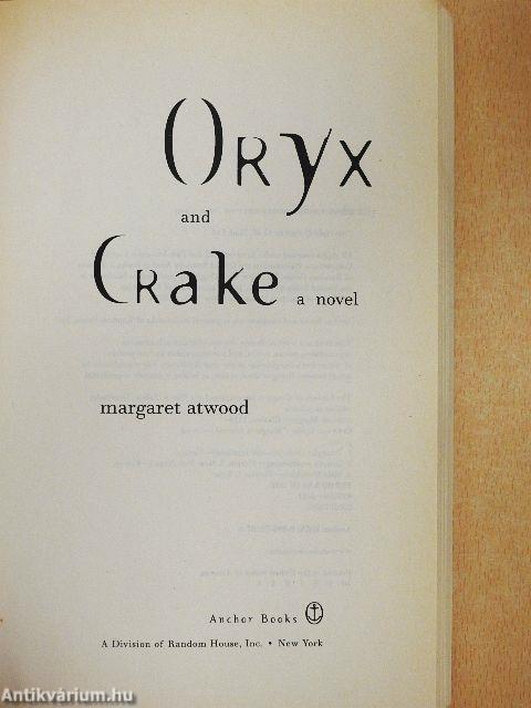 Oryx and Crake