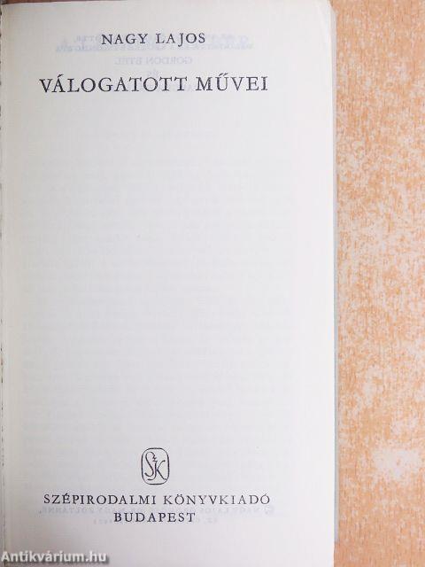 Nagy Lajos válogatott művei